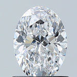 GIA 0.90 Carat Oval Natural Diamond