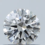 GIA 0.50 Carat Round Brilliant Natural Diamond