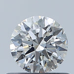 GIA 0.51 Carat Round Brilliant Natural Diamond 鑽石