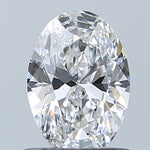 GIA 0.90 Carat Oval Natural Diamond