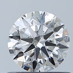 GIA 0.58 Carat Round Brilliant Natural Diamond 鑽石