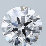 GIA 0.66 Carat Round Brilliant Natural Diamond 鑽石