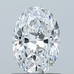 GIA 0.90 Carat Oval Natural Diamond