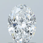 GIA 0.9 Carat Oval Natural Diamond 鑽石