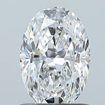 GIA 0.90 Carat Oval Natural Diamond