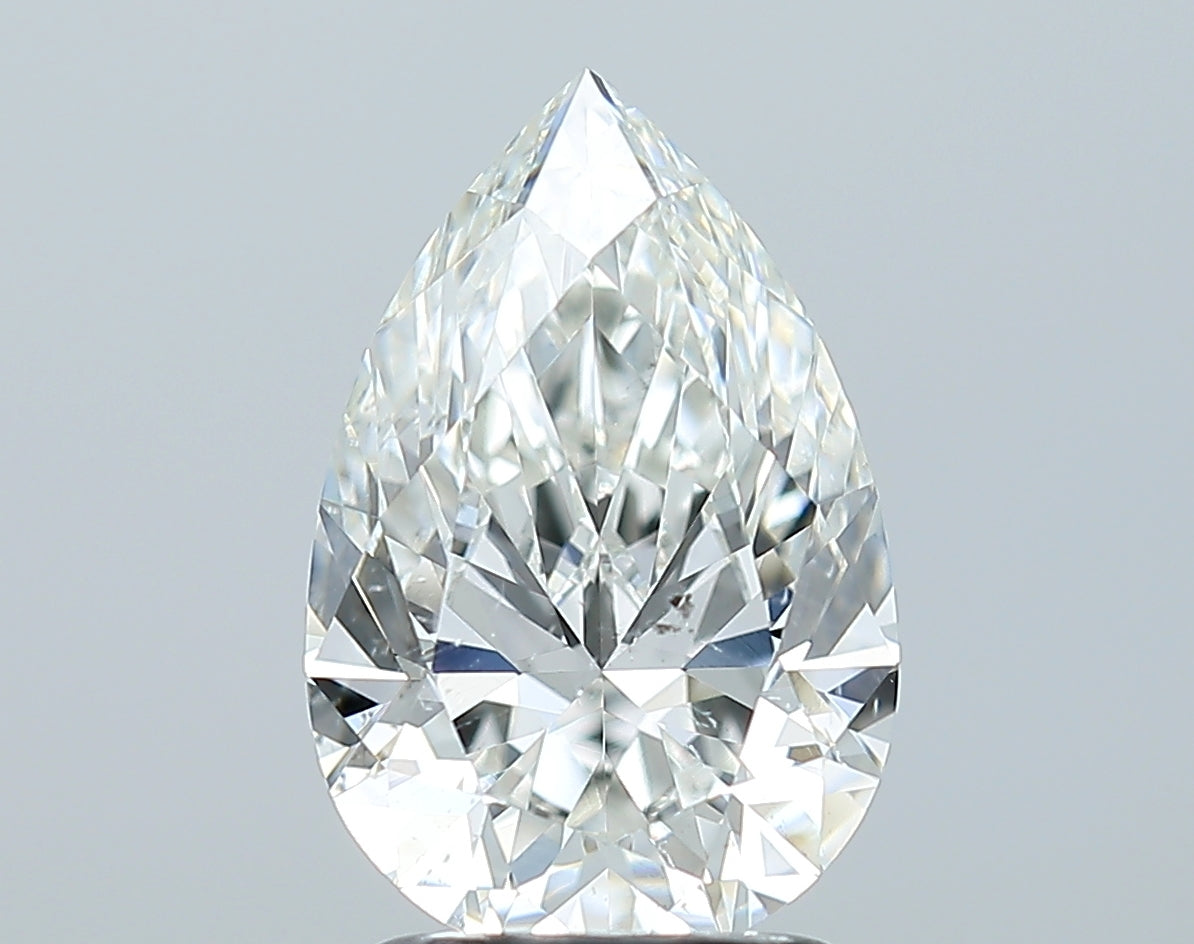 GIA 2.02 Carat Pear Natural Diamond 鑽石