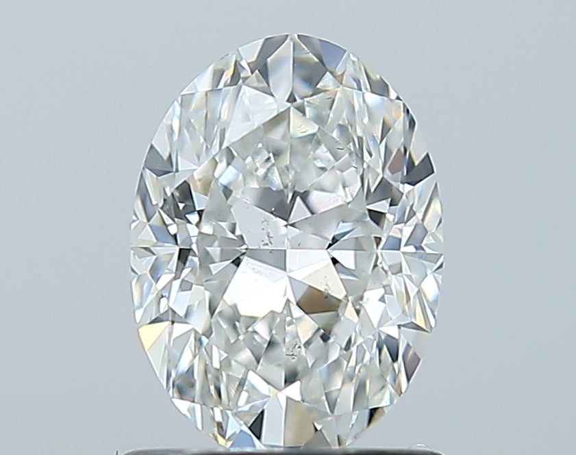 GIA 1.00 Carat Oval Natural Diamond