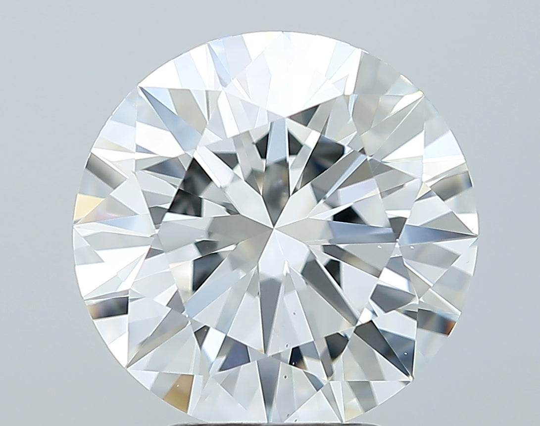 GIA 3.52 Carat Round Brilliant Natural Diamond 鑽石