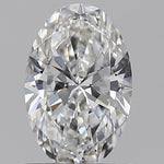 GIA 0.71 Carat Oval Natural Diamond