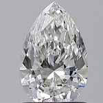 GIA 1.00 Carat Pear Natural Diamond