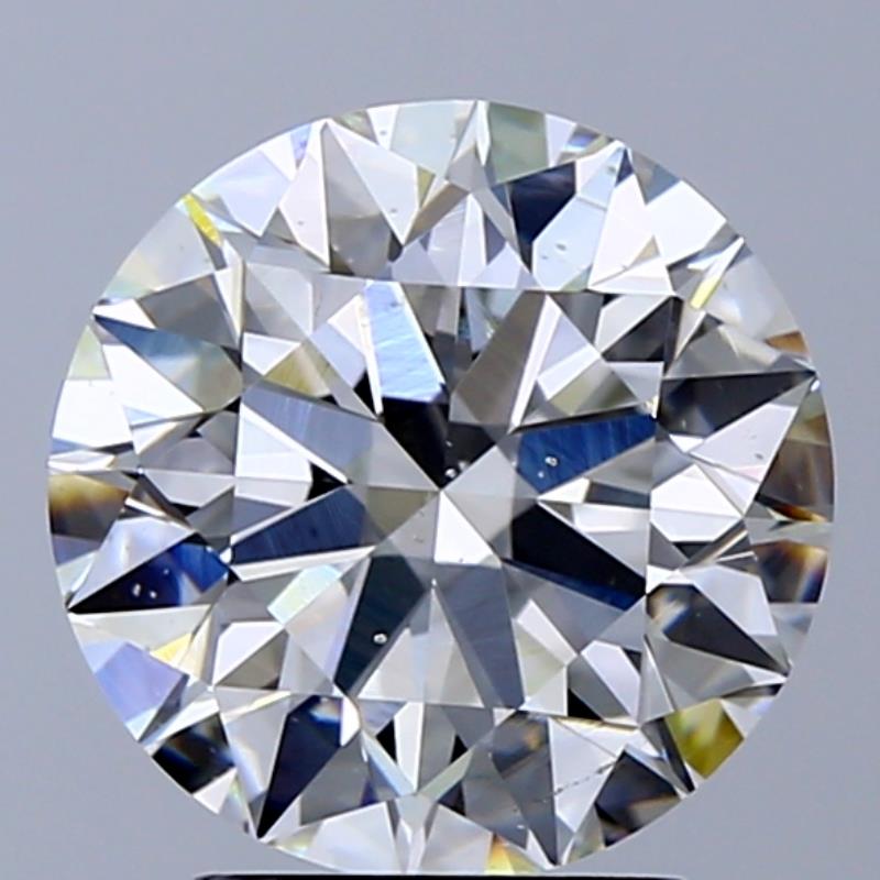 GIA 3.08 Carat Round Brilliant Natural Diamond 鑽石