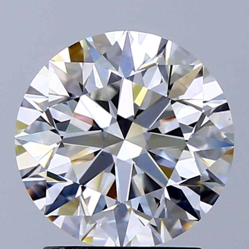 GIA 2.01 Carat Round Brilliant Natural Diamond 鑽石