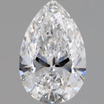 GIA 1 Carat Pear Natural Diamond 鑽石
