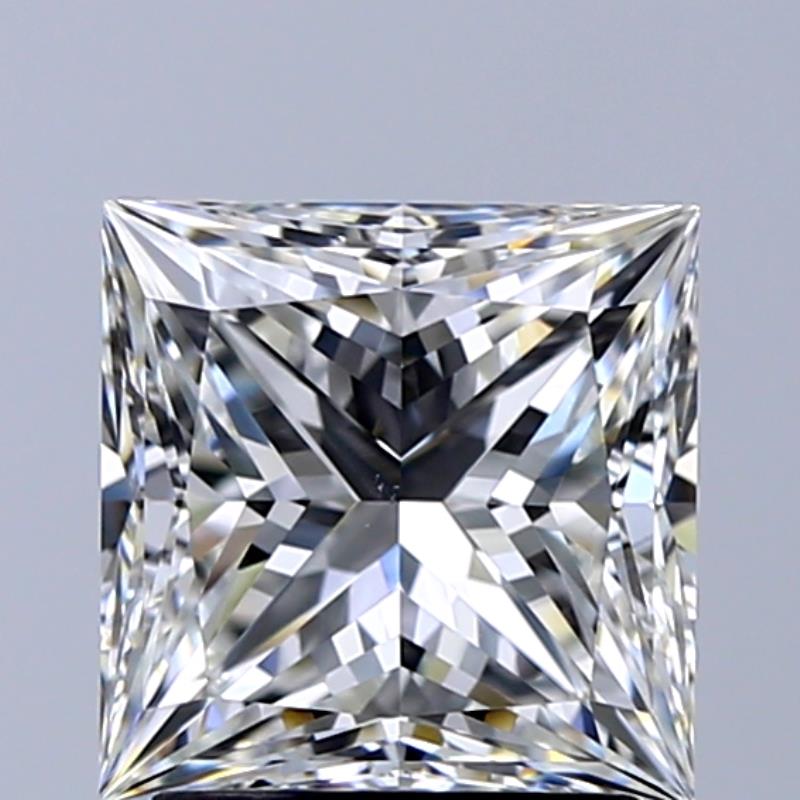 GIA 2.03 Carat Princess Cut Natural Diamond 鑽石