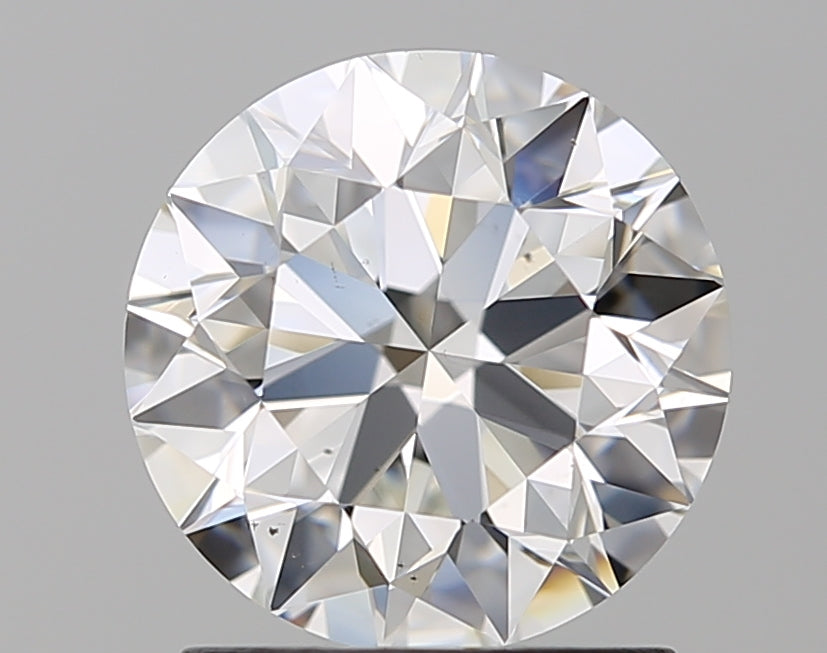 GIA 1.54 Carat Round Brilliant Natural Diamond 鑽石