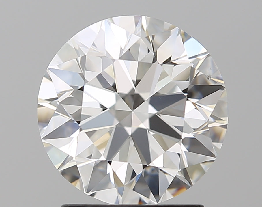 GIA 2 Carat Round Brilliant Natural Diamond 鑽石