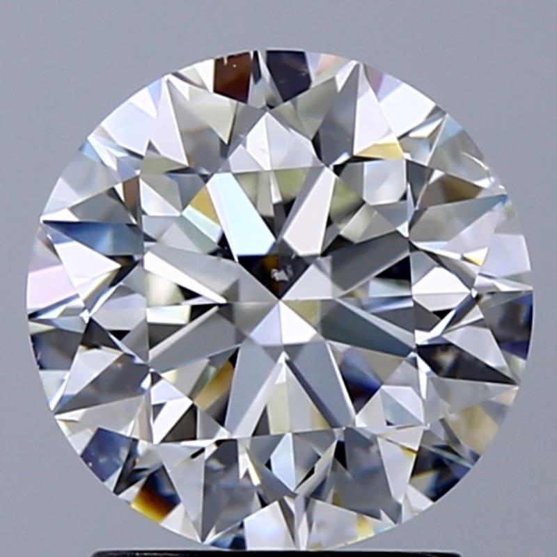 GIA 2 Carat Round Brilliant Natural Diamond 鑽石