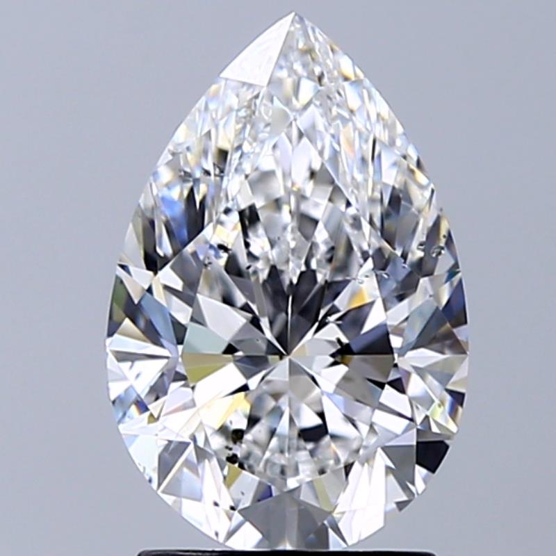 GIA 2 Carat Pear Natural Diamond 鑽石