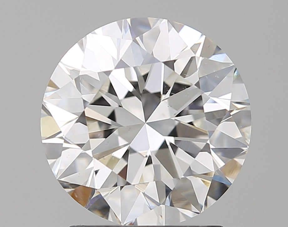 GIA 2.07 Carat Round Brilliant Natural Diamond 鑽石