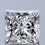 GIA 2 Carat Princess Cut Natural Diamond 鑽石