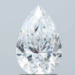 GIA 1.71 Carat Pear Natural Diamond