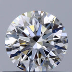 GIA 0.57 Carat Round Brilliant Natural Diamond 鑽石