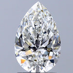 GIA 1.57 Carat Pear Natural Diamond