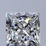 GIA 1 Carat Princess Cut Natural Diamond 鑽石