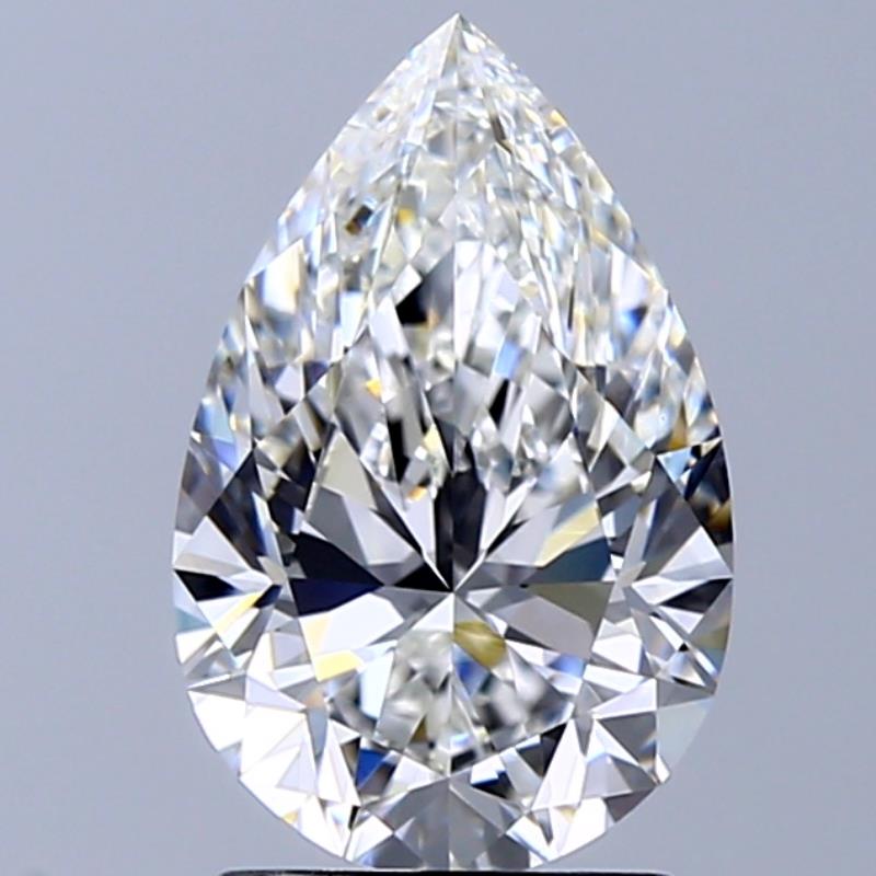 GIA 2.07 Carat Pear Natural Diamond 鑽石