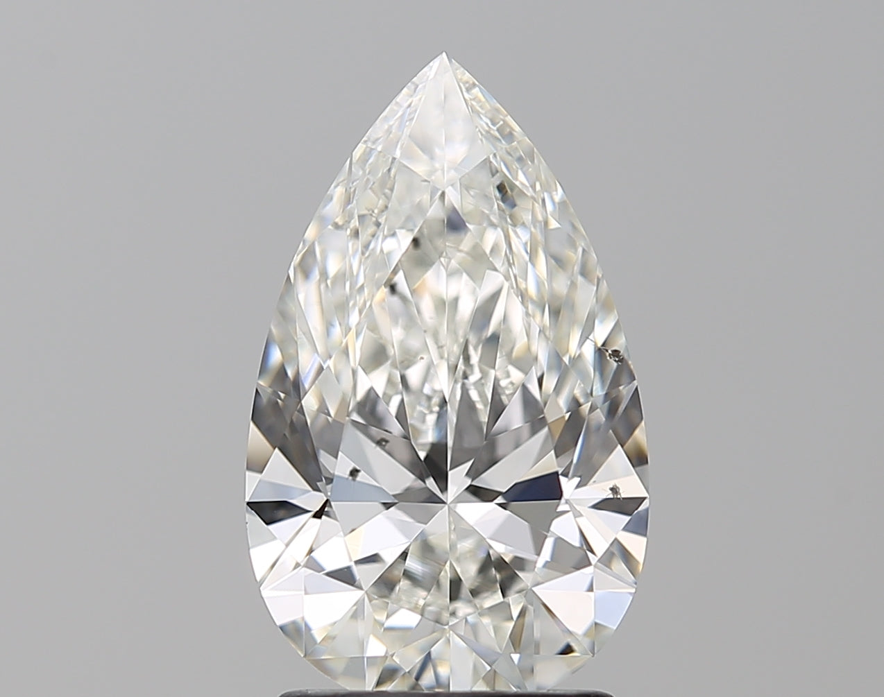 GIA 2.03 Carat Pear Natural Diamond 鑽石