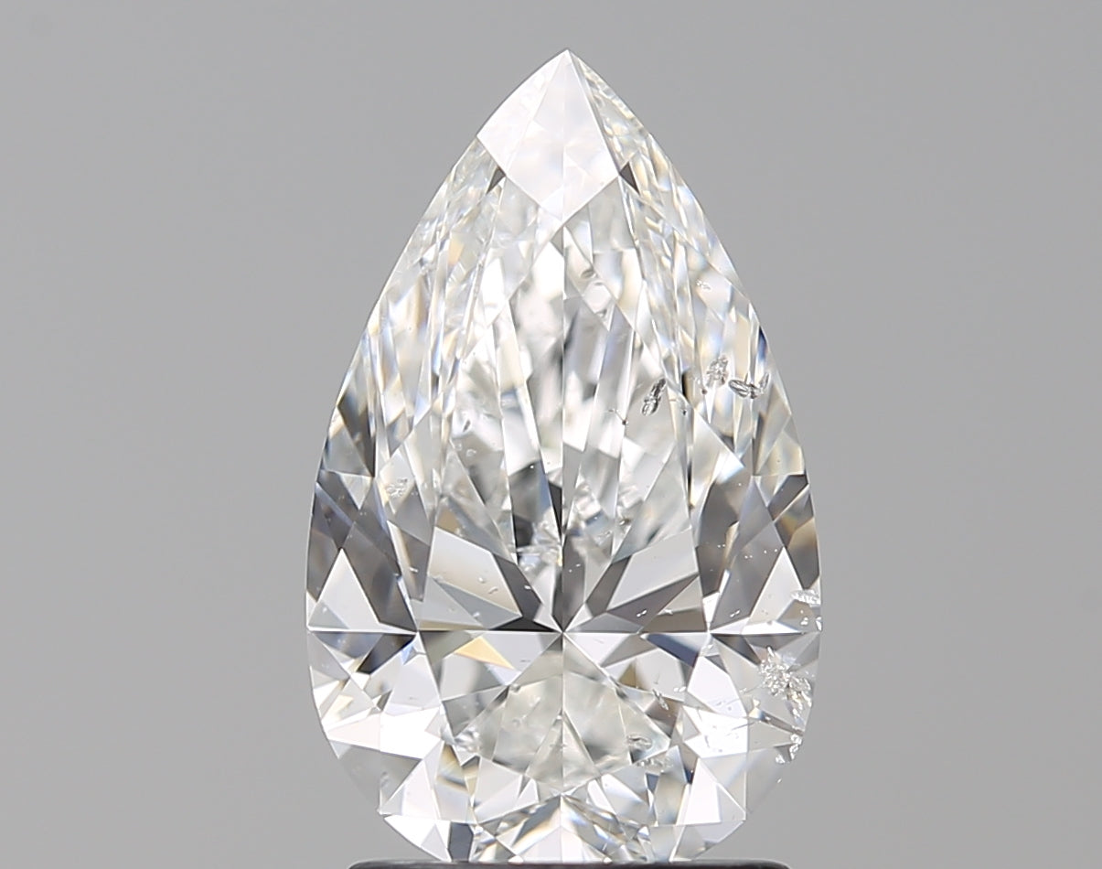 GIA 2.02 Carat Pear Natural Diamond 鑽石