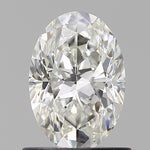 GIA 0.90 Carat Oval Natural Diamond