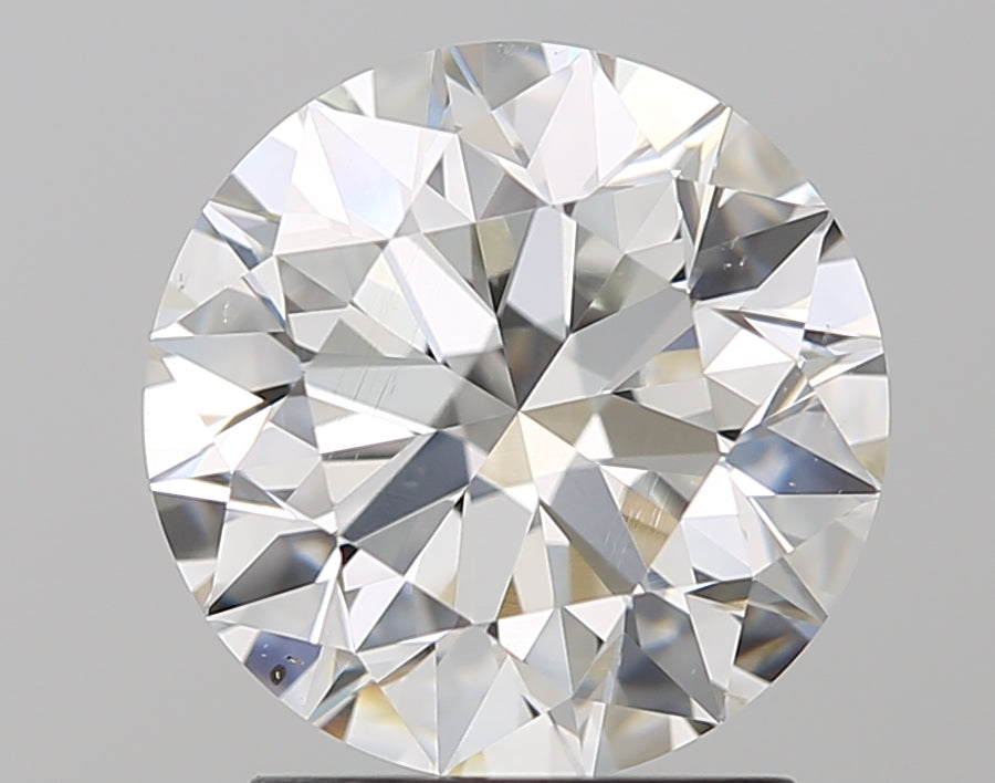 GIA 2.07 Carat Round Brilliant Natural Diamond 鑽石