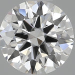 GIA 0.58 Carat Round Brilliant Natural Diamond
