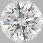 GIA 0.57 Carat Round Brilliant Natural Diamond 鑽石
