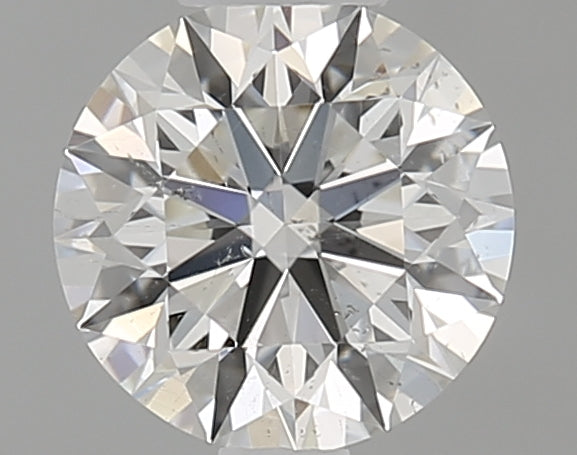 GIA 0.57 Carat Round Brilliant Natural Diamond 鑽石