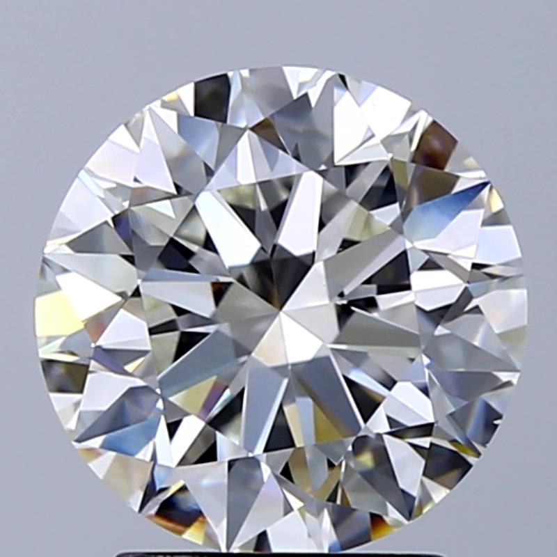 GIA 2.51 Carat Round Brilliant Natural Diamond 鑽石