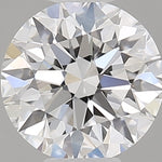 GIA 0.57 Carat Round Brilliant Natural Diamond 鑽石