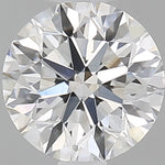 GIA 0.57 Carat Round Brilliant Natural Diamond 鑽石