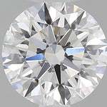 GIA 0.57 Carat Round Brilliant Natural Diamond 鑽石