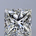GIA 3 Carat Princess Cut Natural Diamond 鑽石