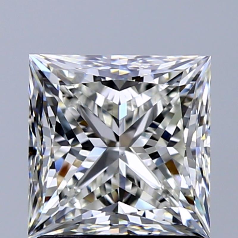 GIA 1.71 Carat Princess Cut Natural Diamond 鑽石