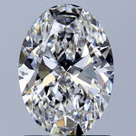 GIA 1 Carat Oval Natural Diamond 鑽石