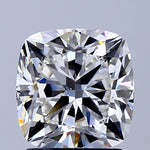 GIA 2 Carat Cushion Natural Diamond 鑽石