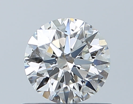 GIA 0.53 Carat Round Brilliant Natural Diamond 鑽石
