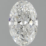 GIA 0.90 Carat Oval Natural Diamond