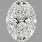 GIA 0.90 Carat Oval Natural Diamond