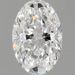GIA 0.50 Carat Oval Natural Diamond