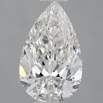 GIA 0.51 Carat Pear Natural Diamond 鑽石