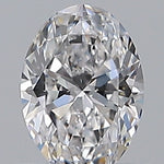 GIA 0.50 Carat Oval Natural Diamond